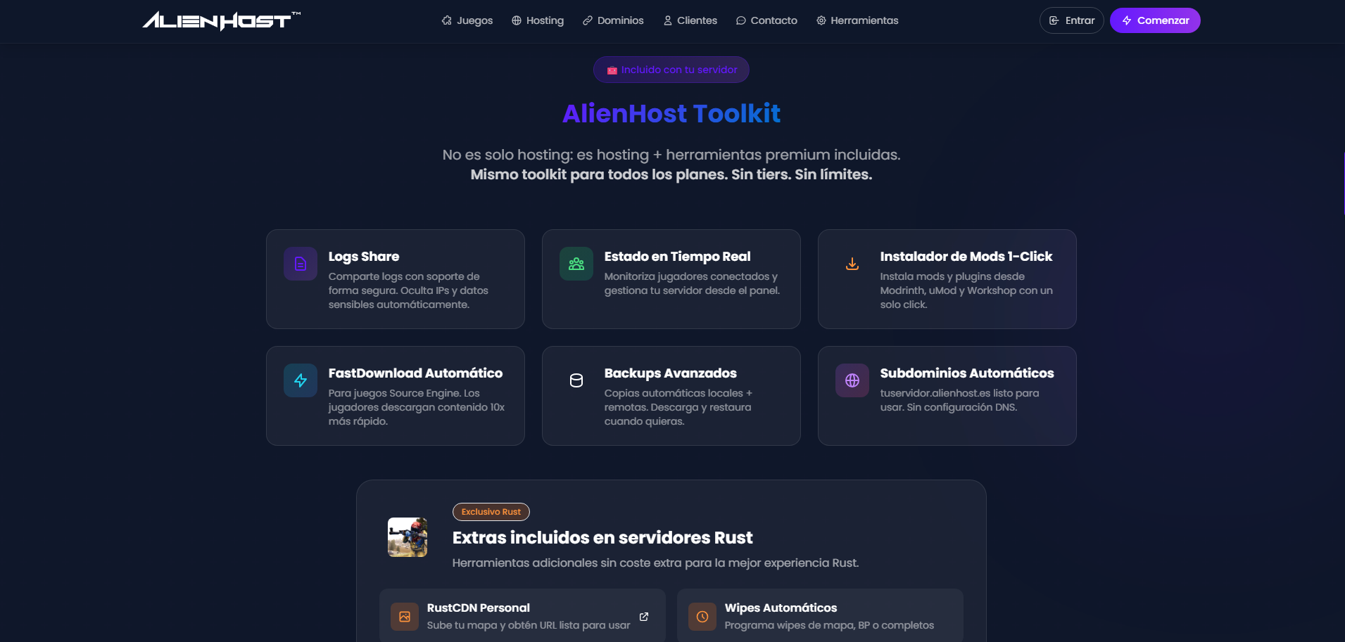 AlienHost Platform - Imagen 2